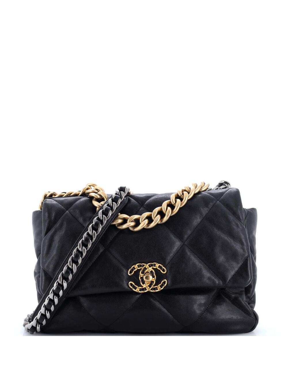 Chanel 19 Flap Bag Quilted Shiny #279542C45B